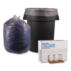 Boardwalk 38 in. x 58 in. 60 gal. 1.4 mil Low Density Can Liners - Clear (100/Carton)