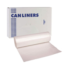 Boardwalk 38 in. x 58 in. 60 gal. 14 mic High-Density Can Liners - Natural (200/Carton)