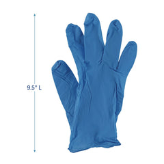 Boardwalk 5 mil. Disposable Powder-Free Nitrile Gloves - Medium, Blue (100/Box)
