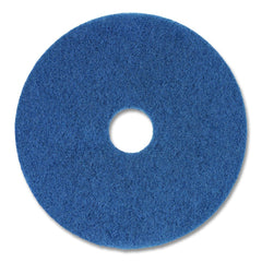 Boardwalk 16 in. Diameter Scrubbing Floor Pads - Blue (5/Carton)