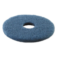 Boardwalk 16 in. Diameter Scrubbing Floor Pads - Blue (5/Carton)
