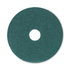 Boardwalk 16 in. Diameter Heavy-Duty Scrubbing Floor Pads - Green (5/Carton)