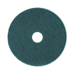 Boardwalk 18 in. Diameter Heavy-Duty Scrubbing Floor Pads - Green (5/Carton)