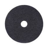 Boardwalk 19 in. Diameter Stripping Floor Pads - Black (5/Carton)