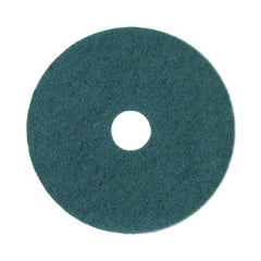Boardwalk BWK4020GRE 20 in. Diameter Heavy-Duty Scrubbing Floor Pads - Green (5/Carton)