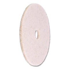 Boardwalk BWK4021NHE 21 in. Diameter Natural Hog Hair Burnishing Floor Pads - Tan (5/Carton)