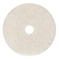 Boardwalk 24 in. Diameter Natural Burnishing Floor Pads - White (5/Carton)