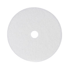 Boardwalk 24 in. Diameter Polishing Floor Pads - White (5/Carton)