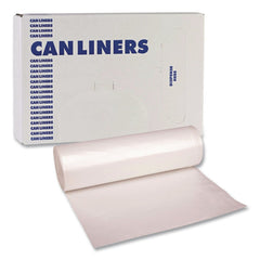 Boardwalk 40 in. x 46 in. 45 gal. 0.9 mil Low-Density Waste Can Liners - Clear (100/Carton)
