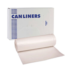 Boardwalk V8046ENKR01 40 in. x 46 in. 45 gal. 19 mic High-Density Can Liners - Natural (150/Carton)