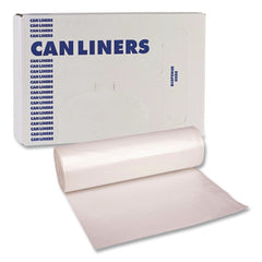 Boardwalk Z8048MNKR01 40 in. x 48 in. 45 gal. 12 mic High-Density Can Liners - Natural (250/Carton)