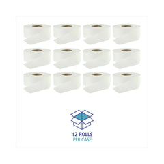 Boardwalk 3.2 in. x 525 ft. 2 Ply Septic Safe Jumbo Roll Bathroom Tissue - White (12/Carton)