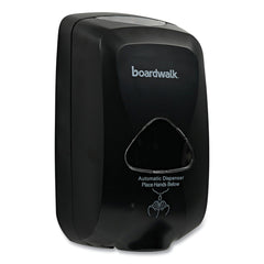 Boardwalk 6 in. x 4.05 in. x 10.58 in. 1200 mL Touch-Free Foam Soap Dispenser - Black