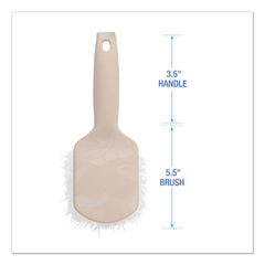 Boardwalk BWK4408 9 in. Nylon Fill Utility Brush - Tan