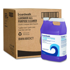 Boardwalk 128 oz. Bottle All Purpose Cleaner - Lavender Scent (4/Carton)