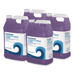 Boardwalk 128 oz. Bottle All Purpose Cleaner - Lavender Scent (4/Carton)