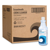 Boardwalk 037000-12ESSN 32 oz. Creme Cleanser - Baby Powder Scent (12/Carton)