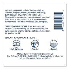 Boardwalk SOEQ-P-000I006M-80-21430 32 oz Fabric and Carpet Deodorizer - Fresh (6/Carton)