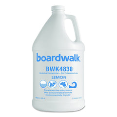 Boardwalk 1 Gallon Odor Eliminator Enzyme Plus Concentrate - Lemon (4/Carton)