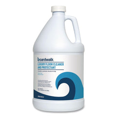 Boardwalk 1 Gallon Luxury Floor Cleaner and Protectant - Lemon Scent (4/Carton)