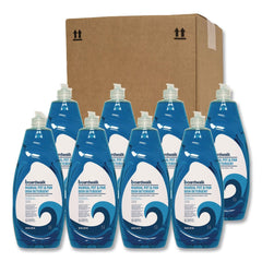 Boardwalk 38 oz Manual Pot and Pan Dish Detergent - Fresh Breeze Scent (8/Carton)