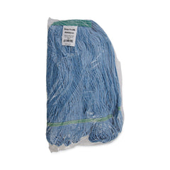 Boardwalk Super Loop Wet Cotton/Synthetic Mop Head - Medium, Blue