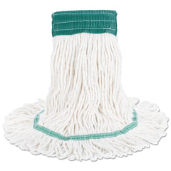 Boardwalk 5 in. Super Loop Cotton/Synthetic Fiber Wet Mop Head - Medium, White