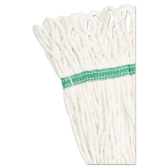 Boardwalk 5 in. Super Loop Cotton/Synthetic Fiber Wet Mop Head - Medium, White