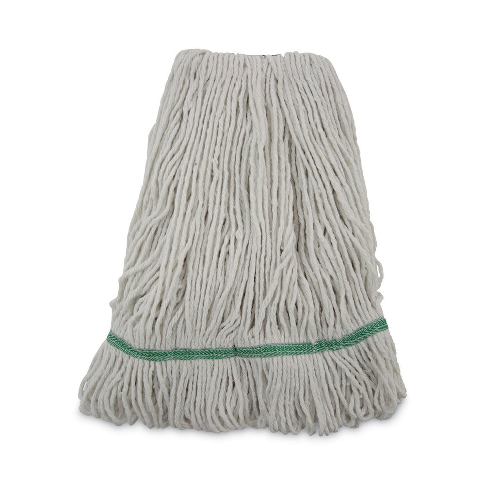 Boardwalk Premium Standard Cotton/Rayon Fiber Mop Head - Medium, White (12/Carton)