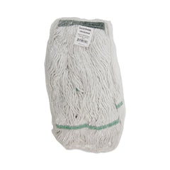 Boardwalk Premium Standard Cotton/Rayon Fiber Mop Head - Medium, White (12/Carton)