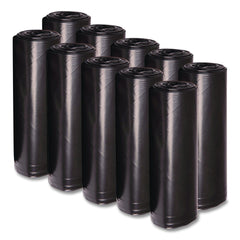 Boardwalk X8647SKKR01 43 in. x 47 in. 56 gal. 1.2 mil Recycled Low-Density Polyethylene Can Liners - Black (100/Carton)