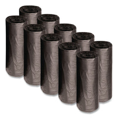 Boardwalk 38 in. x 58 in. 60 gal. 1.2 mil Recycled Low-Density Polyethylene Can Liners - Black (100/Carton)