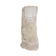 Boardwalk 12/Carton Pro Loop Web/Tailband 24 oz. Premium Saddleback Mop Heads - White