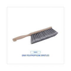 Boardwalk 4.5 in. Brush 3.5 in. Tan Plastic Handle Polypropylene Counter Brush - Gray