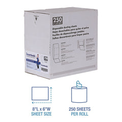 Boardwalk 250 Sheets/Roll TrapEze 8 in. x 125 ft. Disposable Dusting Sheets - White
