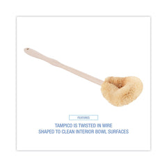 Boardwalk 5 in. x 4-1/2 in. Tampico Toilet Bowl Brush
