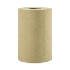 Boardwalk B6252 8 in. x 350 ft. 1-Ply Hardwound Paper Towels - Natural (12/Carton)