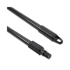 Boardwalk 1 in. Diameter x 60 in. Fiberglass Broom Handle Nylon Plastic Threaded End - Black