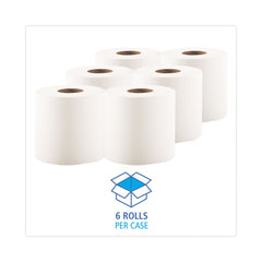 Boardwalk B6400 7.87 in. x 10 in. 2-Ply Perforated Center-Pull Hand Towels - White (6/Carton)