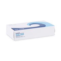 Boardwalk BWK6500B 2-Ply Office Packs Facial Tissue Flat Box - White (30/Carton)