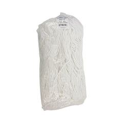 Boardwalk 16 oz. Cut-End Lie-Flat Rayon Wet Mop Head - White (12/Carton)