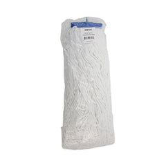 Boardwalk 24 oz. Cut-End Lie-Flat Rayon Wet Mop Head - White (12/Carton)