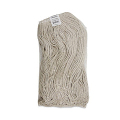 Boardwalk 32 oz. Economical Lie-Flat Cotton Fiber Mop Head - White (12/Carton)