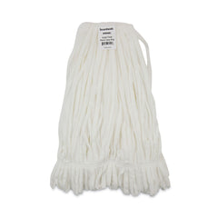 Boardwalk Enviro Clean Looped Mop Head With Tailband - Large, White (12/Carton)