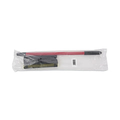 Boardwalk 21 in. Handle 8 in. Wide Blade General-Duty Squeegee - Black/Red