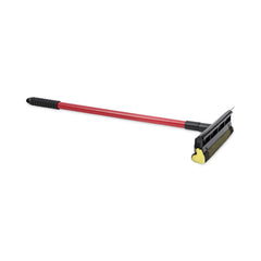 Boardwalk 21 in. Handle 8 in. Wide Blade General-Duty Squeegee - Black/Red
