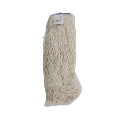 Boardwalk 24 oz. Lie-Flat Cotton Fiber Mop Head - White (12/Carton)