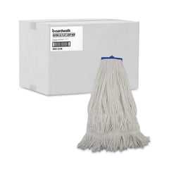 Boardwalk BWK824R 24 oz. Lie-Flat Rayon Fiber Mop Head - White (12/Carton)