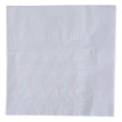 Boardwalk 17 in. x 17 in. 1-Ply Dinner Napkin - White (3000/Carton)