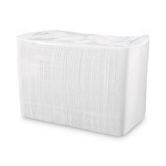 Boardwalk 12 in. x 12 in. 1-Ply 1/4-Fold Lunch Napkins - White (6000/Carton)